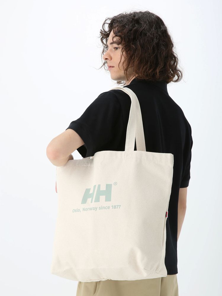 Helly Hansen Organic Cotton Logo Tote 品牌LOGO托特包 L