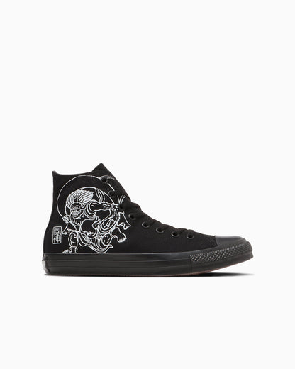 日本限定 CONVERSE ALL STAR FUJINRAIJIN HI 限定設計高筒帆布鞋
