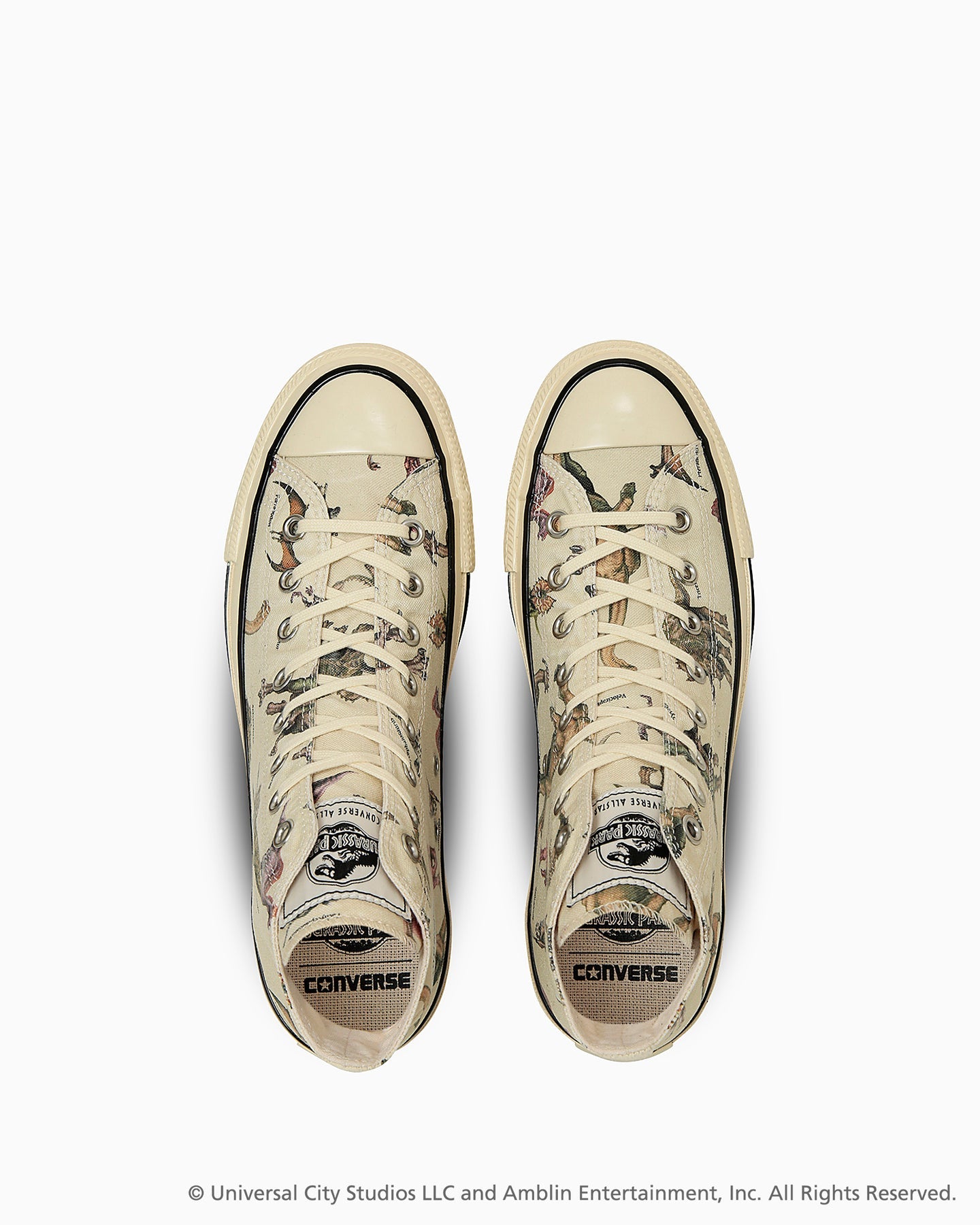 日本限定 CONVERSE ALL STAR AGED DP HI / JURASSIC PARK 侏羅紀公園聯名高筒帆布鞋