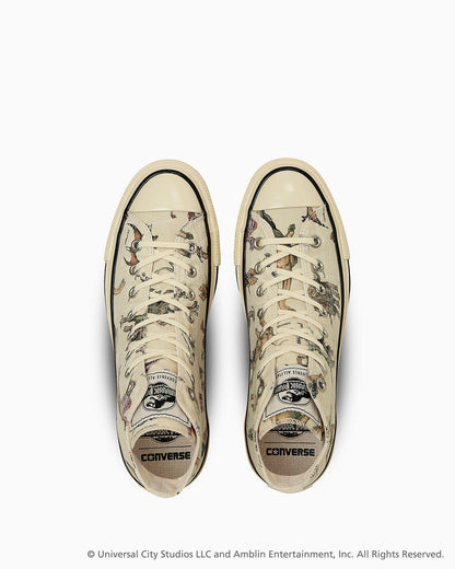 日本限定 CONVERSE ALL STAR AGED DP HI / JURASSIC PARK 侏羅紀公園聯名高筒帆布鞋