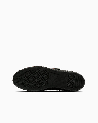 日本限定 CONVERSE ALL STAR LIFTED RIBTAPE T-STRAP WT OX 厚底瑪莉珍鞋