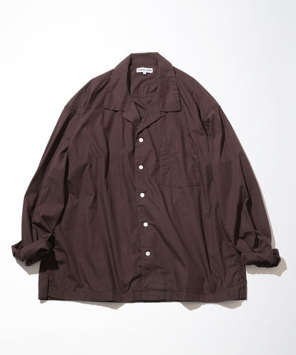 CAHLUMN Magazine Pocket Broadcloth Open Collar Shirt 長袖口袋襯衫