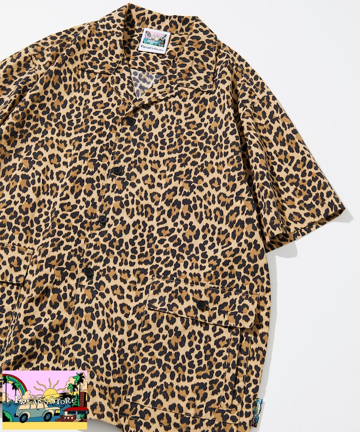 FREAK'S STORE Beach & Festival Water-repellent nylon open collar shirt 短袖開襟襯衫