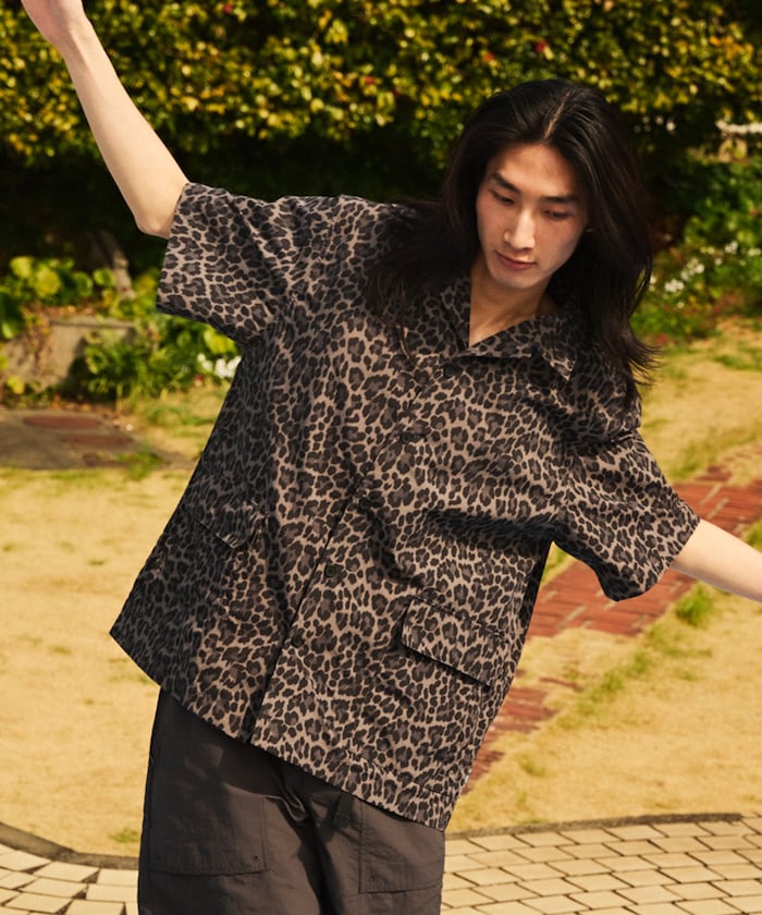 FREAK'S STORE Beach & Festival Water-repellent nylon open collar shirt 短袖開襟襯衫