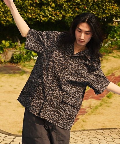 FREAK'S STORE Beach & Festival Water-repellent nylon open collar shirt 短袖開襟襯衫