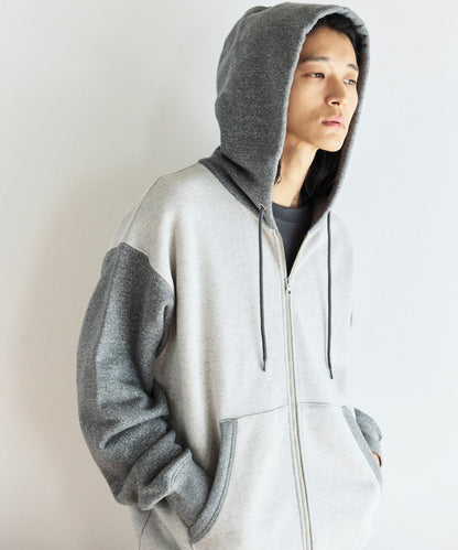 FREAK'S STORE COMFORT HEATHER 復古拉鍊連帽外套