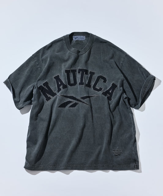 Reebok × NAUTICA 限定 復古水洗雙品牌標誌圓領短袖T恤