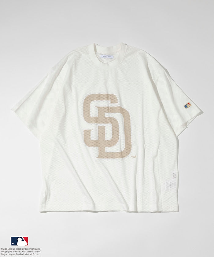 FREAK'S STORE MLB Major League Baseball Mesh Crew Neck T-Shirt 透氣短袖T恤