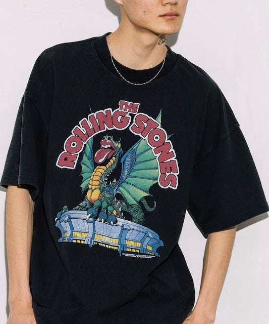 FREAK'S STORE The Rolling Stones front print crew neck T-shirt 印花短袖T恤