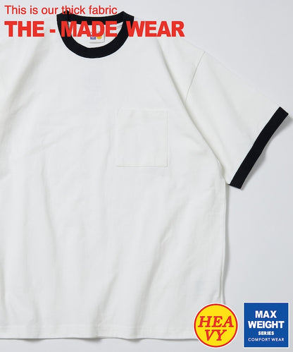 FREAK'S STORE 10.5 oz. HEAVY WEIGHT short sleeve crew neck pocket T-shirt 寬版口袋短袖T恤