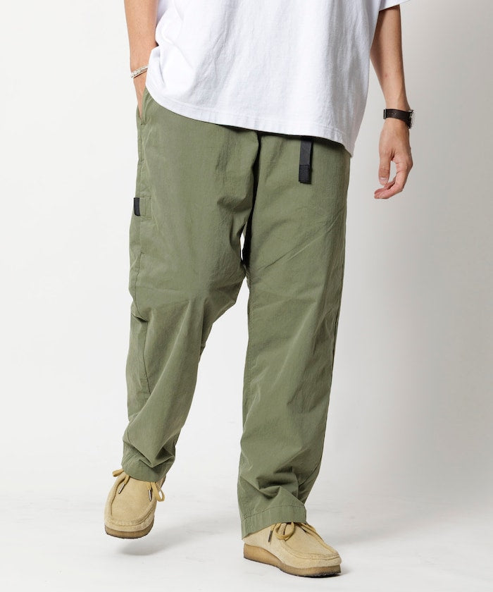 FREAK'S STORE Cotton nylon webbing Belt easy Pants 尼龍休閒長褲
