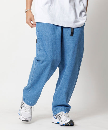 FREAK'S STORE Weaving Belt Denim pants 織帶鬆緊牛仔褲