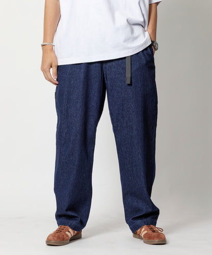 FREAK'S STORE Weaving Belt Denim pants 織帶鬆緊牛仔褲