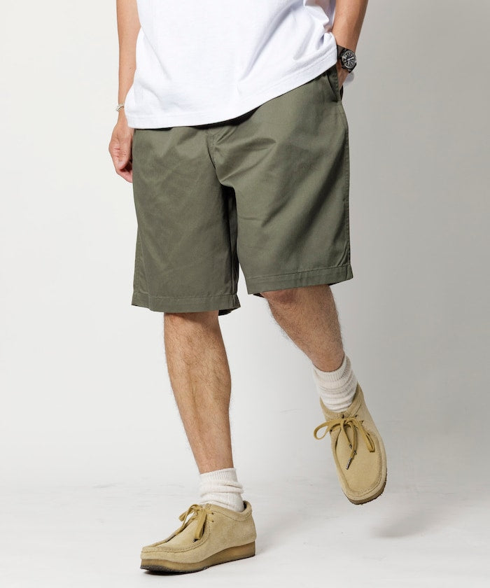 FREAK'S STORE Relaxed Fit Easy Twill Pants 寬版簡約休閒短褲