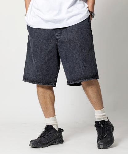 FREAK'S STORE Relaxed fit denim easy Pants 寬版休閑牛仔短褲