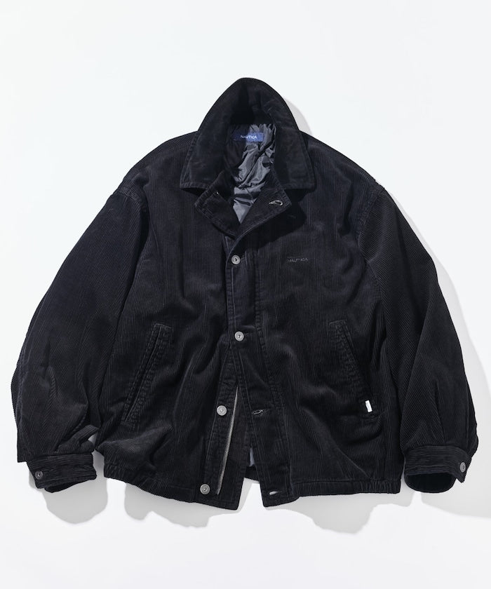 NAUTICA 復古短版燈芯絨鋪棉夾克