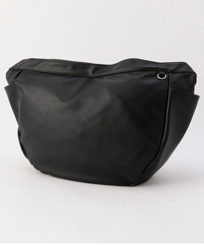 FREAK'S STORE Leatherette Newspaper Bag 皮革大容量側背包
