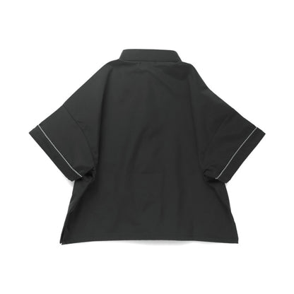 branshes Band collar short sleeve shirt 立領短袖襯衫