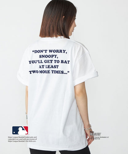 SHIPS PEANUTS × MLB 限定印花短袖T恤