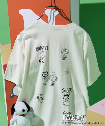 FREAK'S STORE x PEANUTS 復古藝術插圖短袖T恤