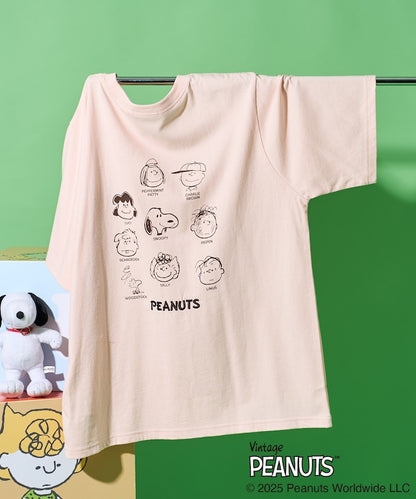 FREAK'S STORE x PEANUTS friends 標誌刺繡印花短袖T恤