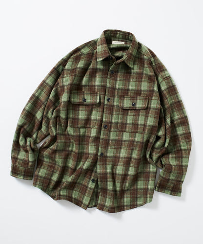 FREAK'S STORE Relax Fit Heavy Flannel Check Shirt 寬版重磅法蘭絨格紋襯衫