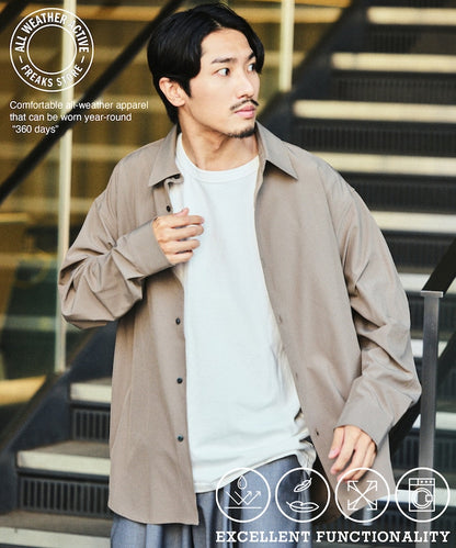 FREAK'S STORE ALL WEATHER ACTIVE WEAR 寬版運動休閒襯衫【預約商品 | 2025/10中旬出貨】