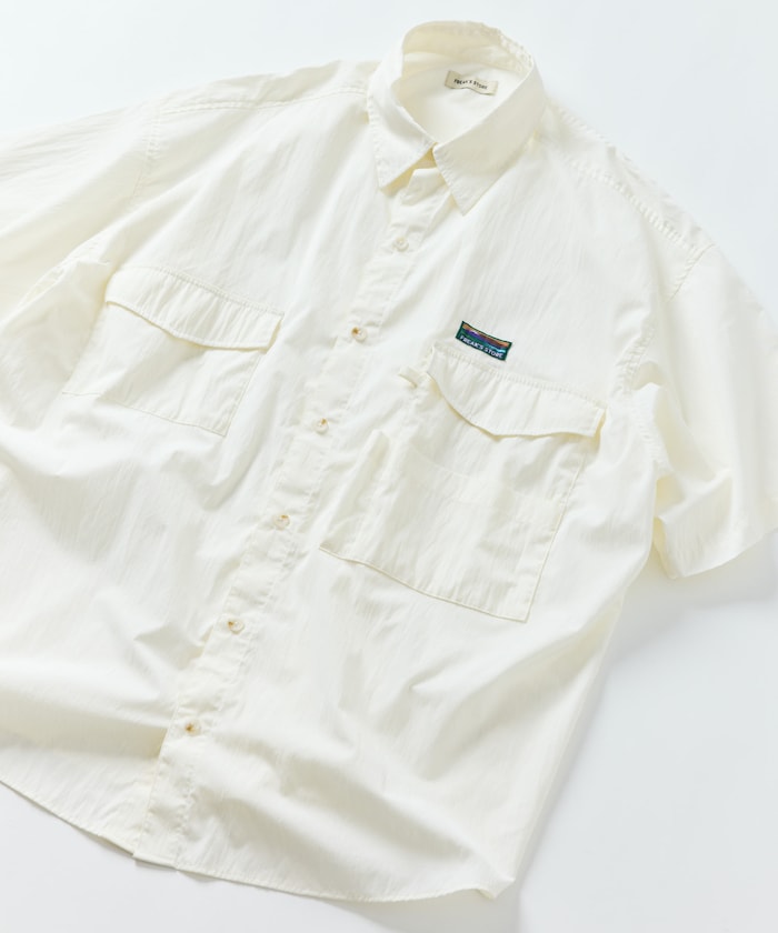 FREAK'S STORE Big silhouette multi-pocket design S/S shirt 多口袋設計短袖襯衫