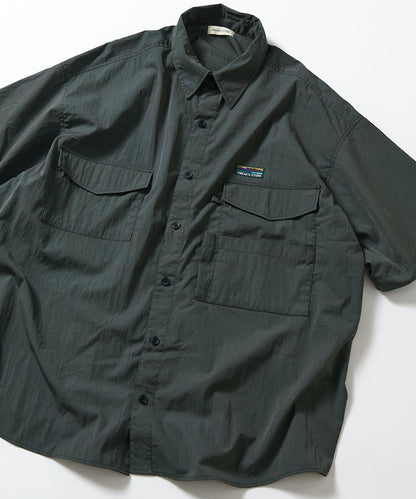 FREAK'S STORE Big silhouette multi-pocket design S/S shirt 多口袋設計短袖襯衫