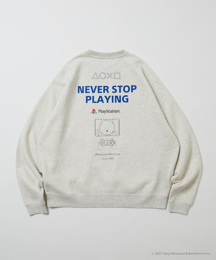 FREAK'S STORE X PlayStation Oversized Logo Back Sweatshirt 限定聯名寬版大學T