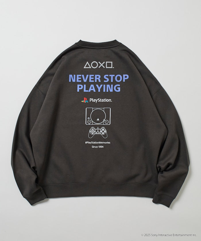 FREAK'S STORE X PlayStation Oversized Logo Back Sweatshirt 限定聯名寬版大學T