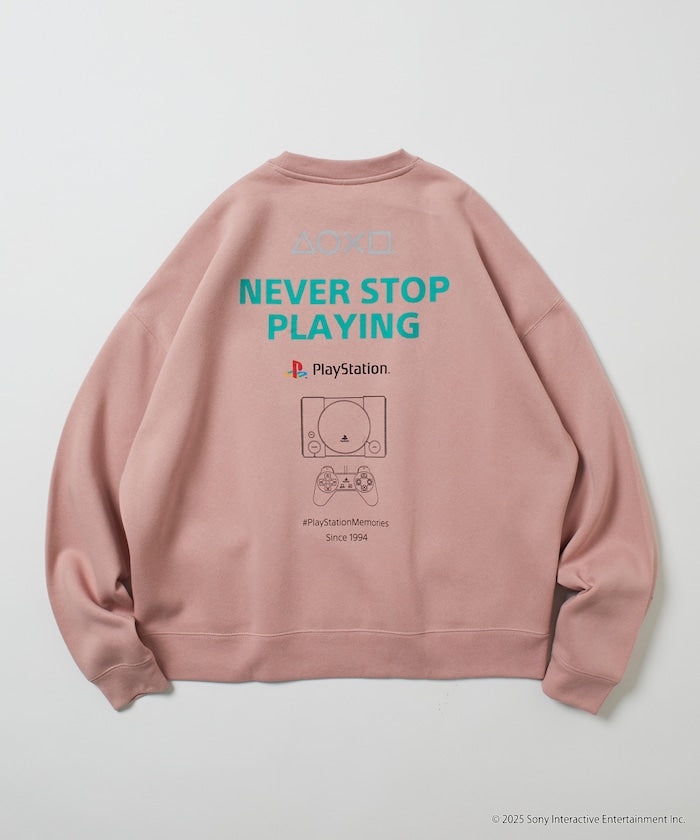 FREAK'S STORE X PlayStation Oversized Logo Back Sweatshirt 限定聯名寬版大學T