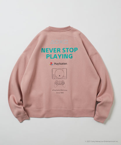 FREAK'S STORE X PlayStation Oversized Logo Back Sweatshirt 限定聯名寬版大學T