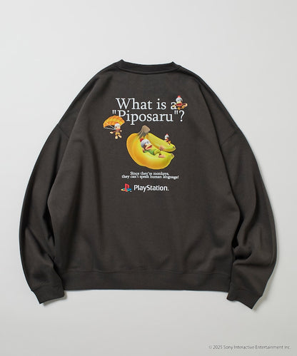 FREAK'S STORE X PlayStation Oversized Back Print Crew Neck Sweatshirt / Sarugetchu 限定聯名寬版大學T