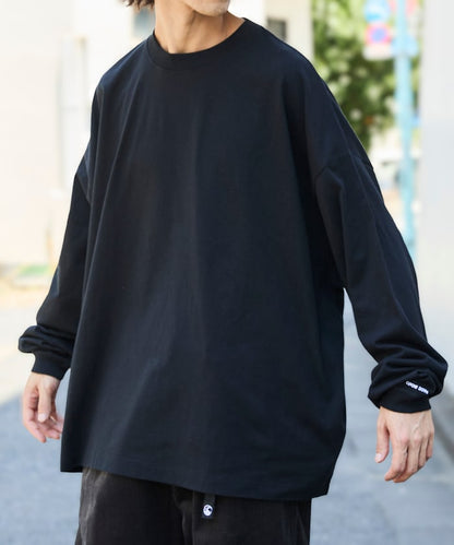 FREAK'S STORE X CHOW DOWN Wide silhouette crew neck long sleeve T-shirt 寬版刺繡長袖上衣