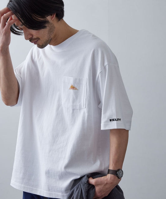KELTY × FREAK'S STORE 聯名限定款 vintage logo 口袋短袖T恤