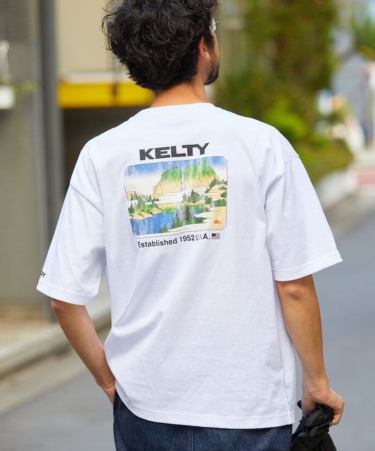 KELTY × FREAK'S STORE 聯名限定款 Japanese art back print 印花短袖T恤