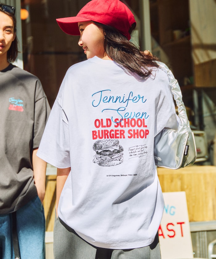JENNIFER SEVEN × FREAK'S STORE 聯名限定 寬版圓領T恤