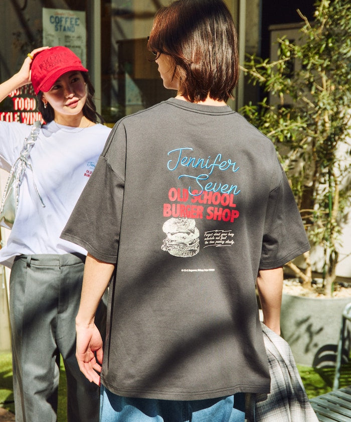 JENNIFER SEVEN × FREAK'S STORE 聯名限定 寬版圓領T恤