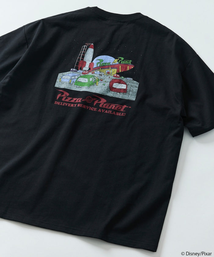 FREAK'S STORE x TOY STORY Big Silhouette Back Print Crew Neck T-Shirt / Pizza Planet 印花短袖T恤