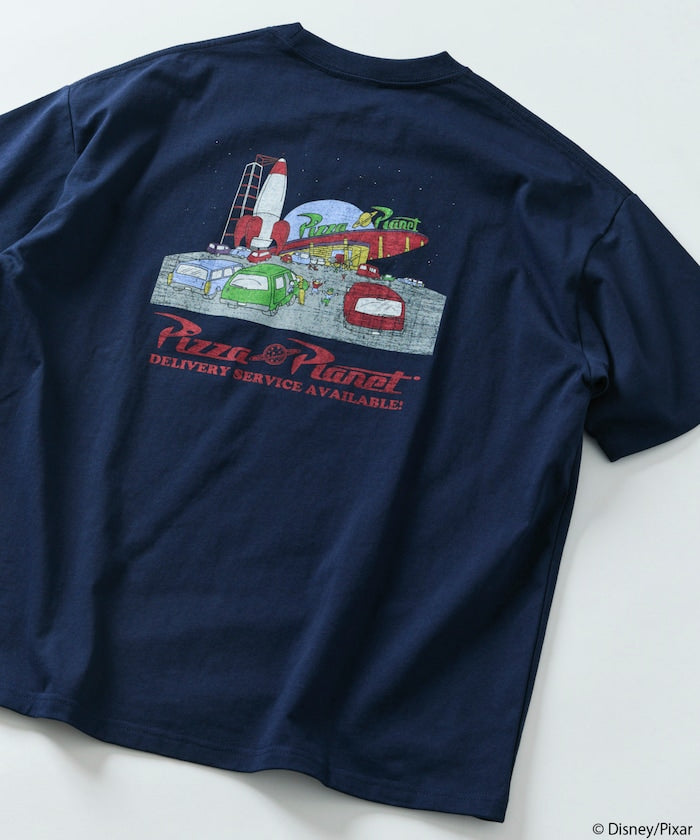 FREAK'S STORE x TOY STORY Big Silhouette Back Print Crew Neck T-Shirt / Pizza Planet 印花短袖T恤