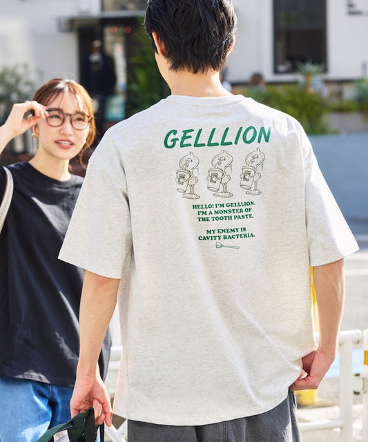 FREAK'S STORE GELLLION Relaxed Fit Crew Neck Printed T-Shirt / THREE GELS 印花短袖T恤