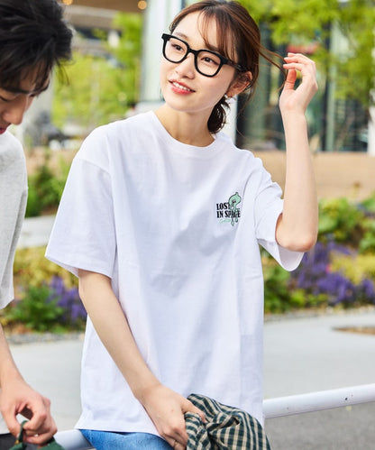 FREAK'S STORE GELLLION Relaxed Fit Crew Neck Printed T-Shirt / GEL OP 刺繡圖案短袖T恤