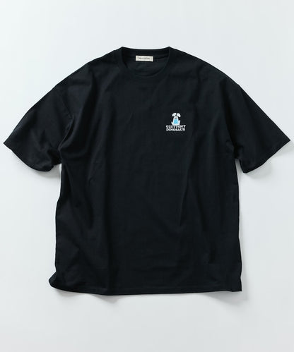 FREAK'S STORE PSTER Puster Relaxed Fit Back Print Crew Neck T-Shirt / PSTER OP 刺繡圖案短袖T恤