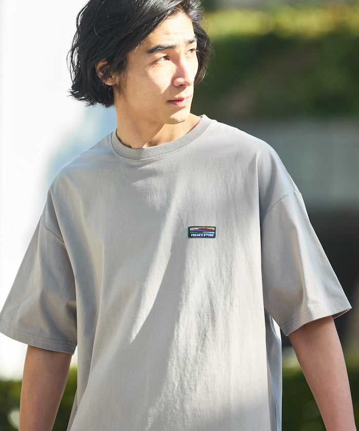 FREAK'S STORE STRATECH 寬版簡約 Logo 圓領 T 恤短袖上衣