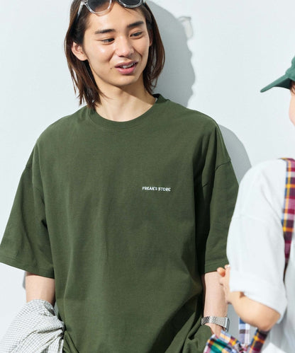 FREAK'S STORE Relaxed fit logo crew neck T-shirt 簡約LOGO短袖圓領T恤