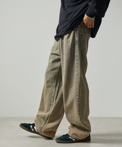 FREAK'S STORE Wide Straight Denim pants 寬版直筒牛仔褲