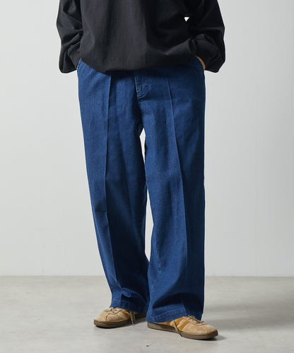 特價 FREAK'S STORE 半寬版休閒牛仔西裝褲