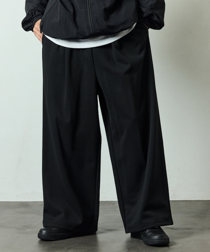 FREAK'S STORE Wide silhouette bonded Pants 休閒運動褲
