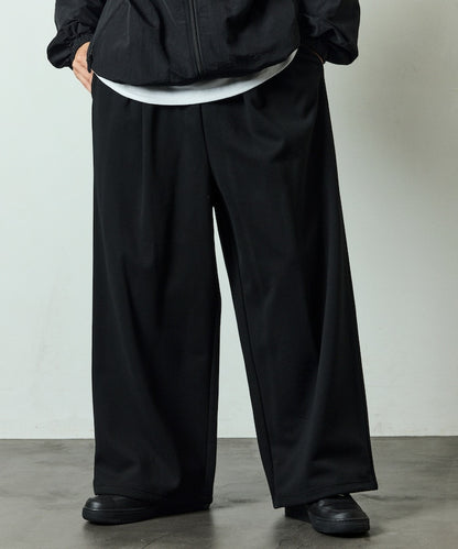 FREAK'S STORE Wide silhouette bonded Pants 休閒運動褲